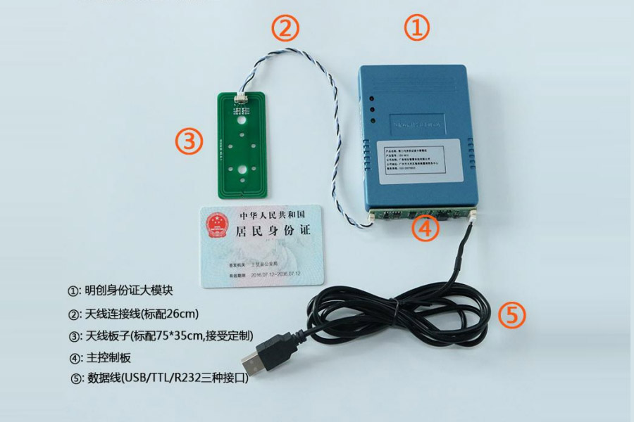 明創IDR-M10身份證讀卡器大模組